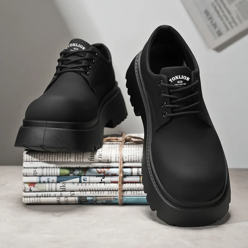 Tonlion Casual Shoes Men's Black-3