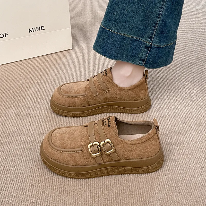 Tonlion Loafers Women's Antelope/Camel-5