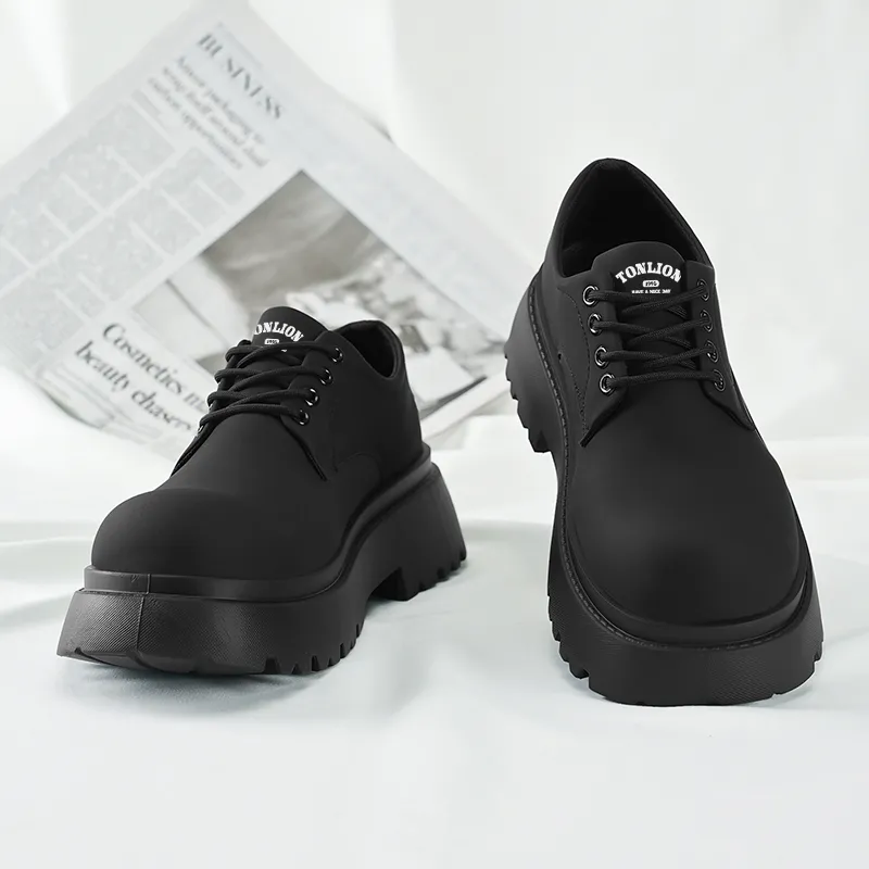 Tonlion Casual Shoes Men's Black-1