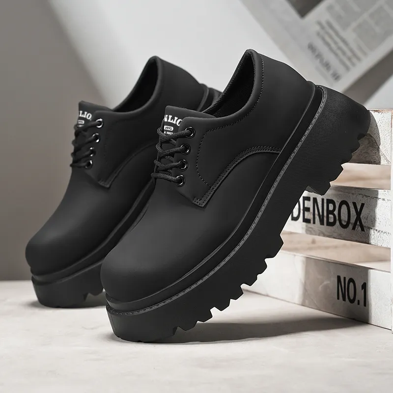 Tonlion Casual Shoes Men's Black-4