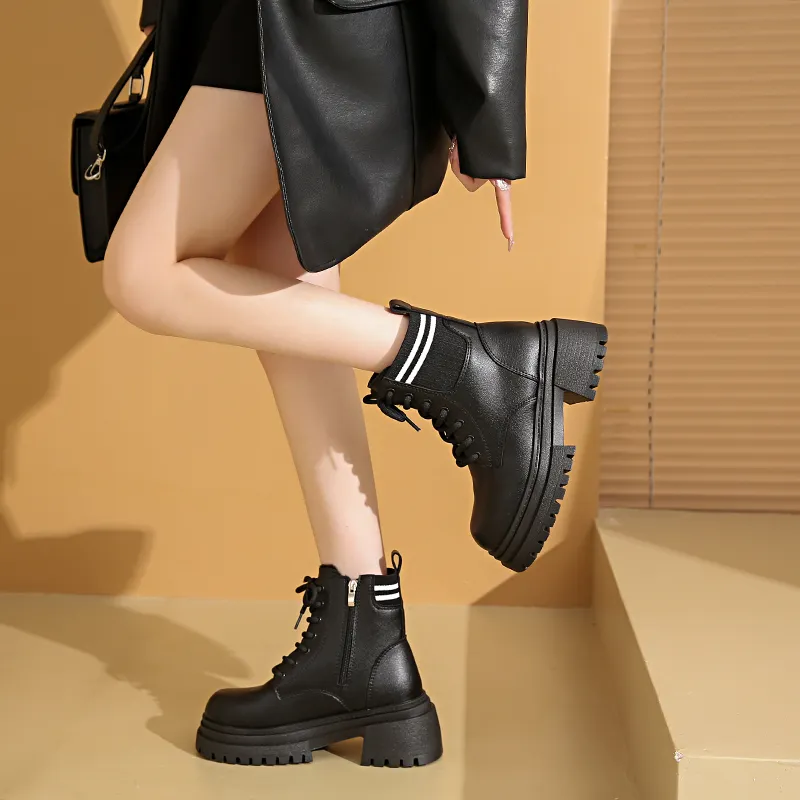 Tonlion Crew Martin Boot Women's-7