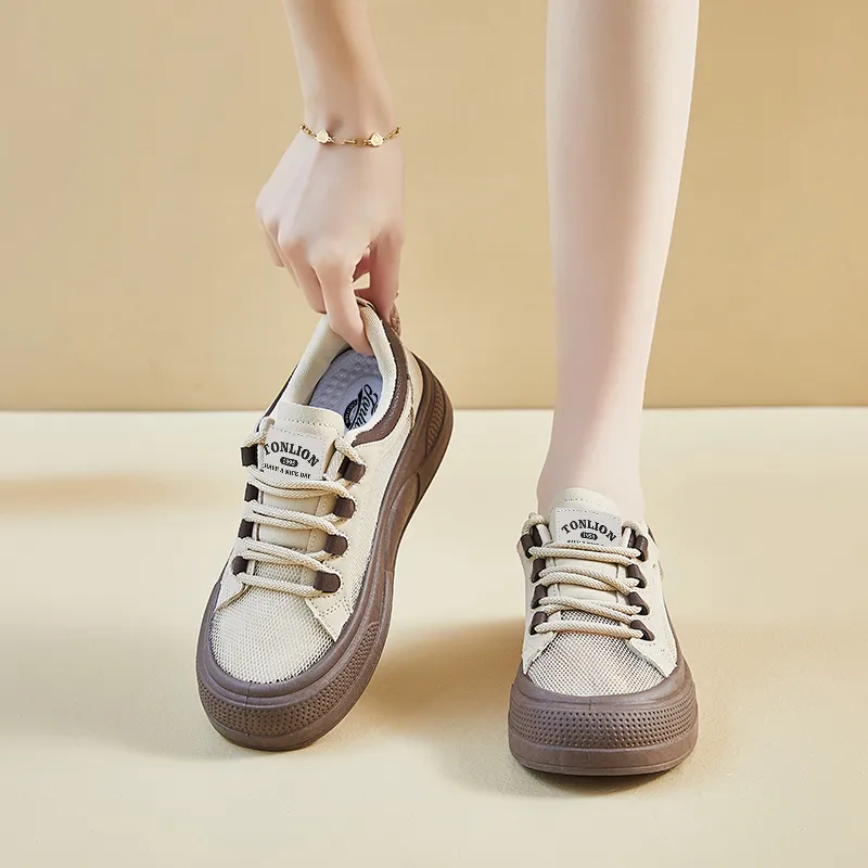 Tonlion Casual Single Shoes 3 5CM Women's-4