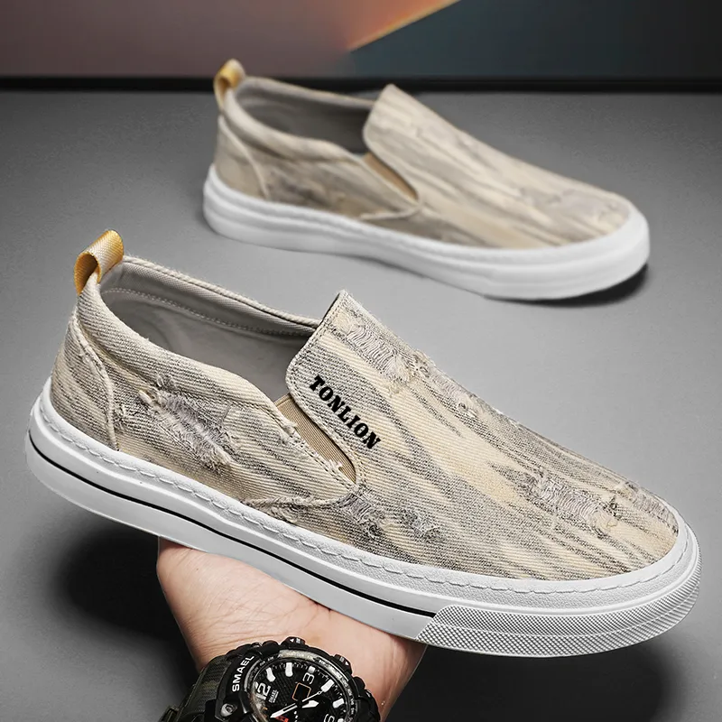 Tonlion Slip Resistant, Abrasion Resistant, Breathable, Lightweight Low Top Skateboard Shoes Men's-5
