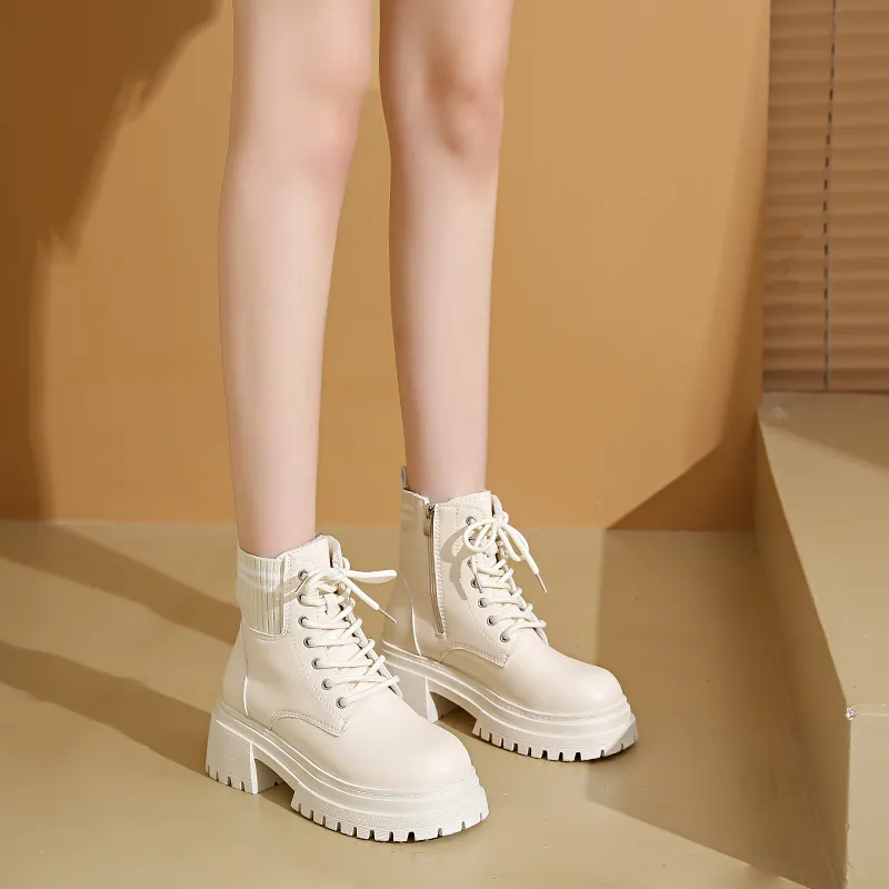 Tonlion Crew Martin Boot Women's-4
