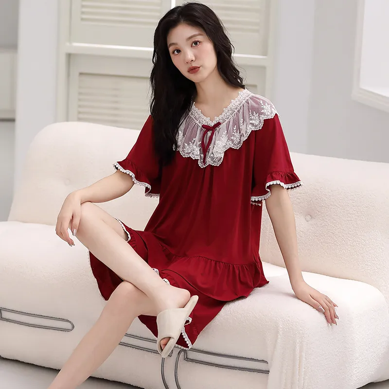 MADALLO Pajama Set Women's Burgundy-2