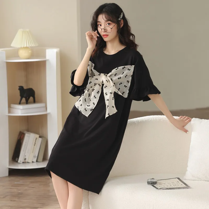 MADALLO Nightgown Women's Black-5