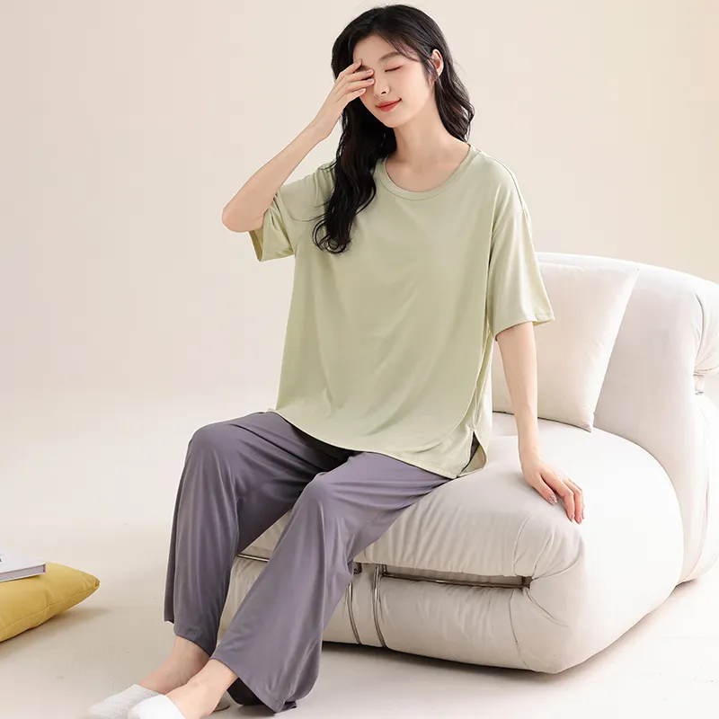 MADALLO Pajama Set Women's Fruit Green-6