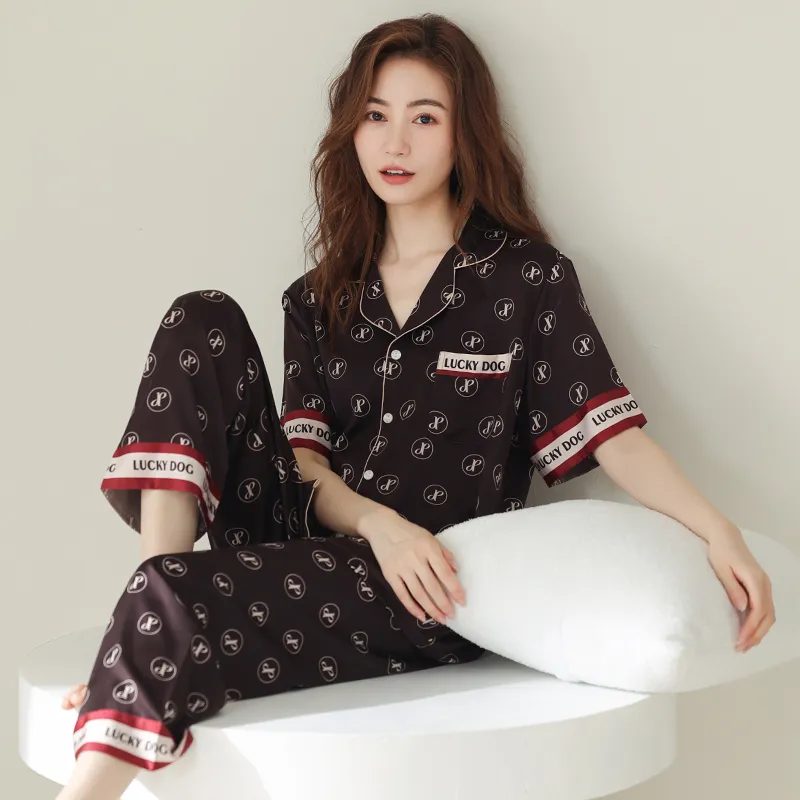 MADALLO Pajama Set Women's Elegant Black-2