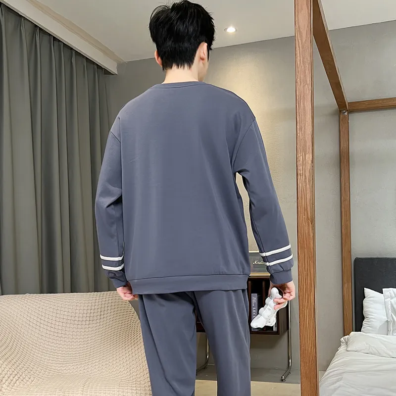 MADALLO Pajama Set Men's Royal Blue-1