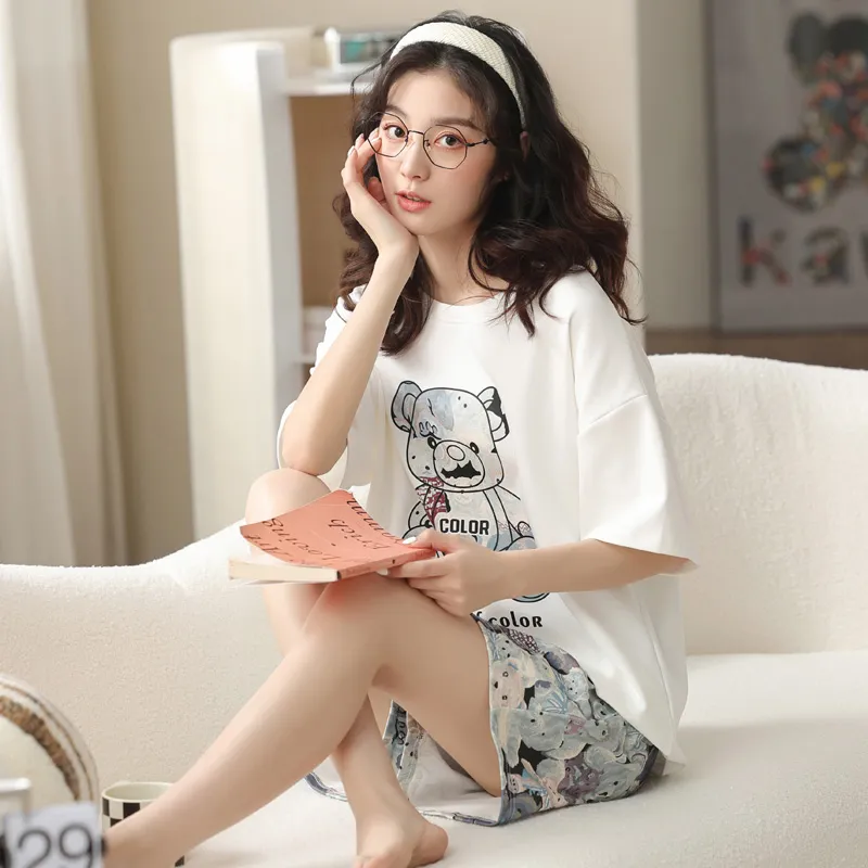 MADALLO Pajama Set Women's White-6