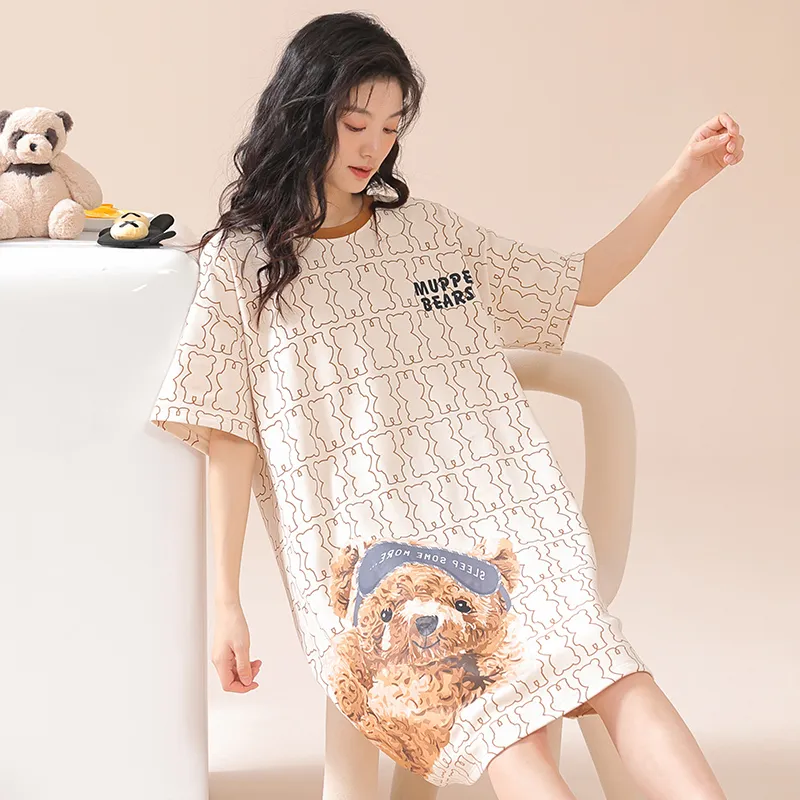 MADALLO Nightgown Women's Brown-4