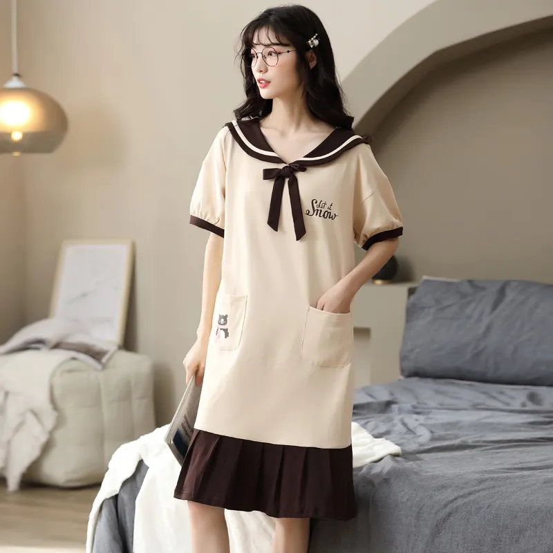 MADALLO Nightgown Women's Beige-5