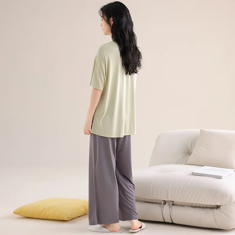 MADALLO Pajama Set Women's Fruit Green-7