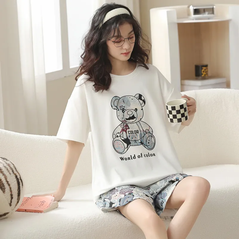 MADALLO Pajama Set Women's White-7