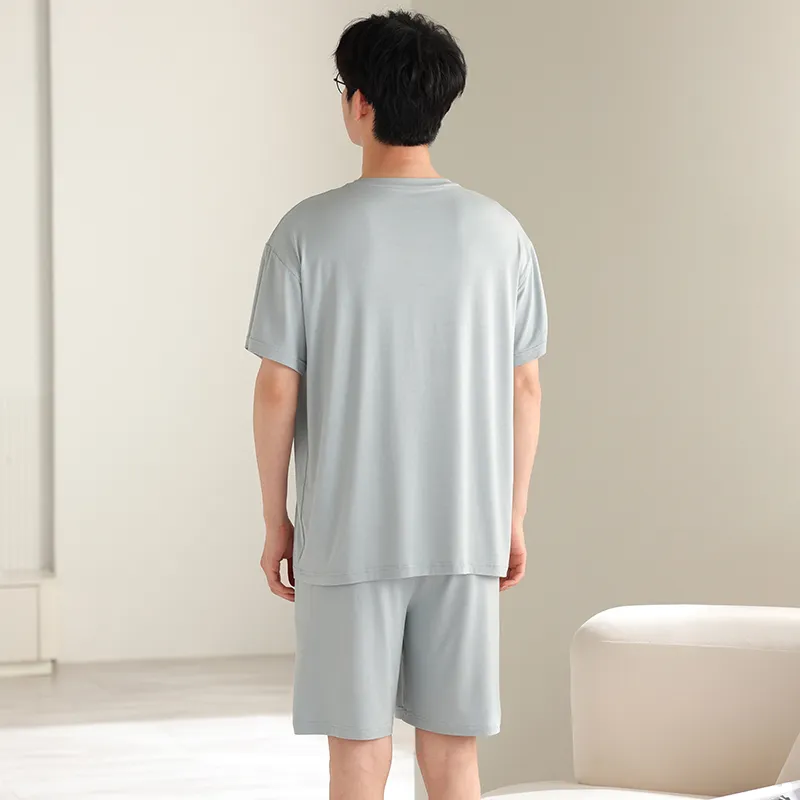 MADALLO Pajama Set Men's Light Blue-6
