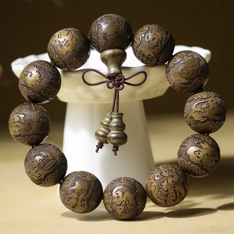 Immortality Bogwood Wooden Bracelets Men's-3