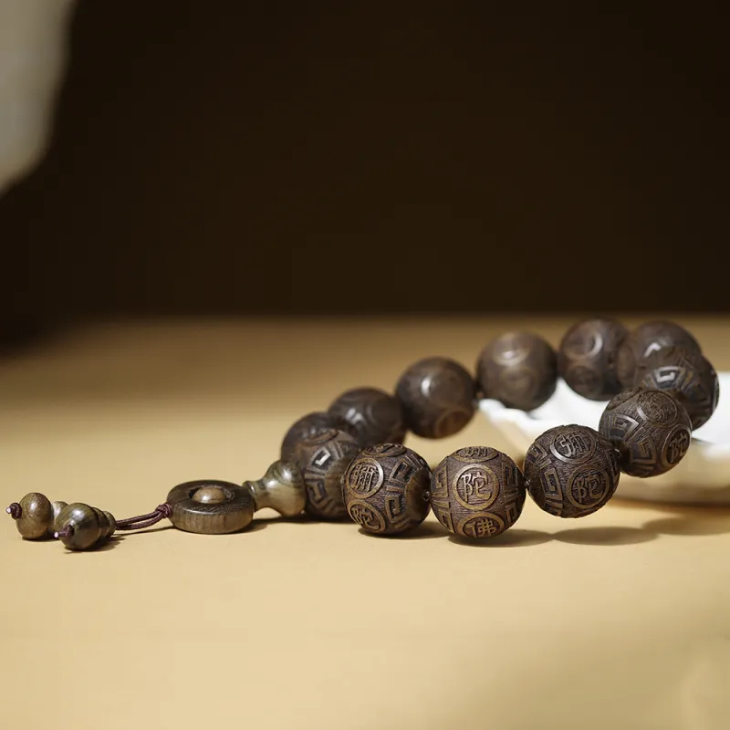 Immortality Bogwood Wooden Bracelets Unisex-4