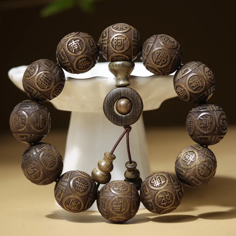 Immortality Bogwood Wooden Bracelets Unisex-5