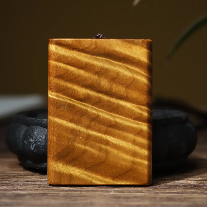 Immortality Phoebe Zhennan Wooden Pendant Unisex-1
