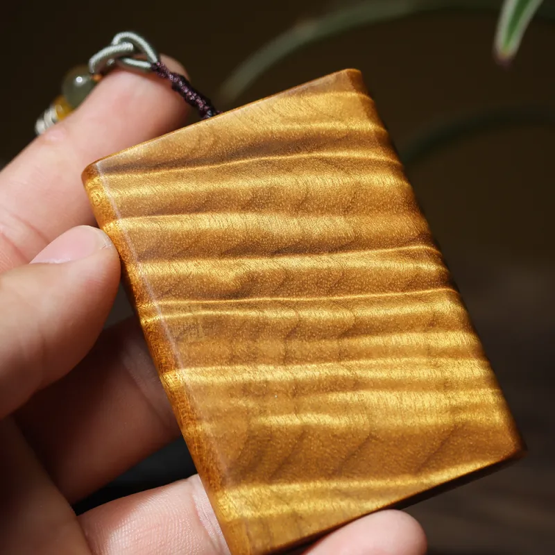 Immortality Phoebe Zhennan Wooden Pendant Unisex-3