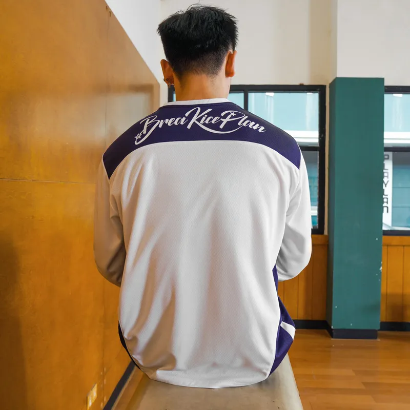 BKCXZICE Long Sleeved T Shirts Men's White-3