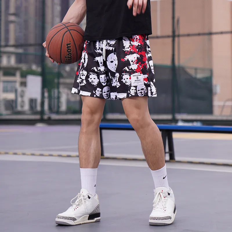 BKCXZICE Basketball Shorts Unisex Black-2