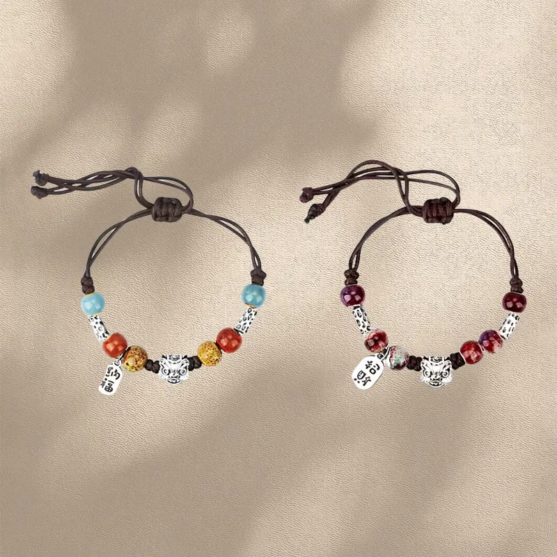CANDY PLANET Alloy Rope Bracelets Unisex-5
