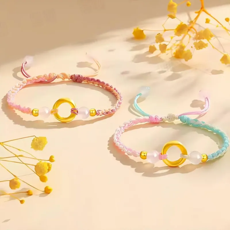 CANDY PLANET Alloy Rope Bracelets Unisex-5