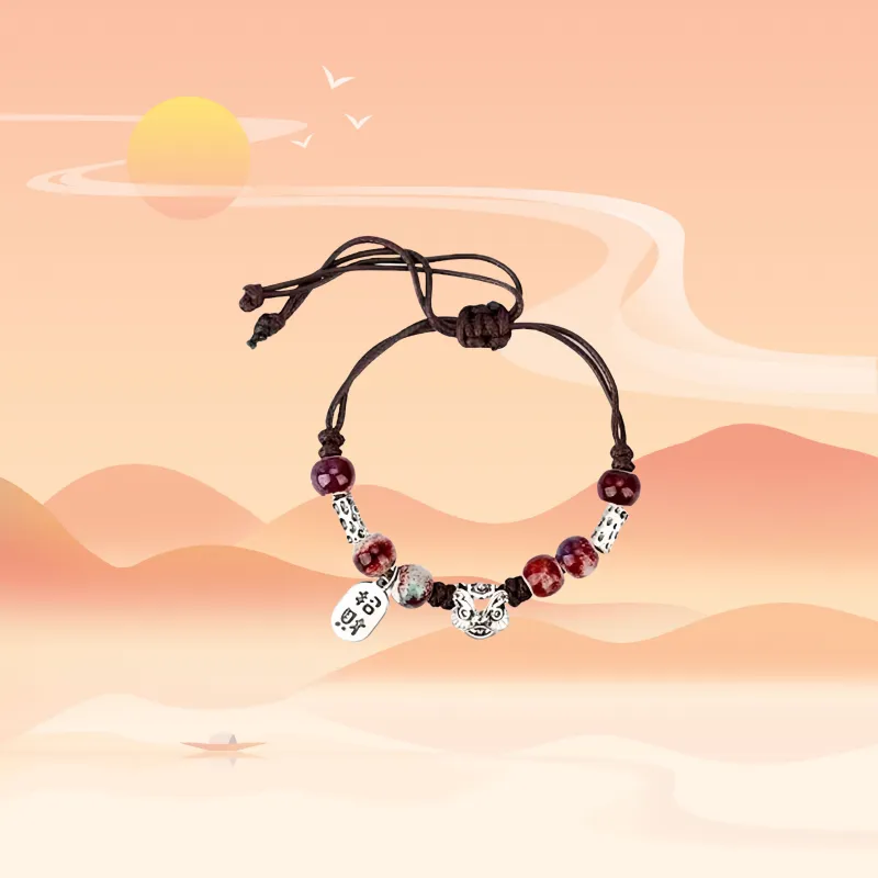 CANDY PLANET Colored Glaze Bracelets Unisex-3