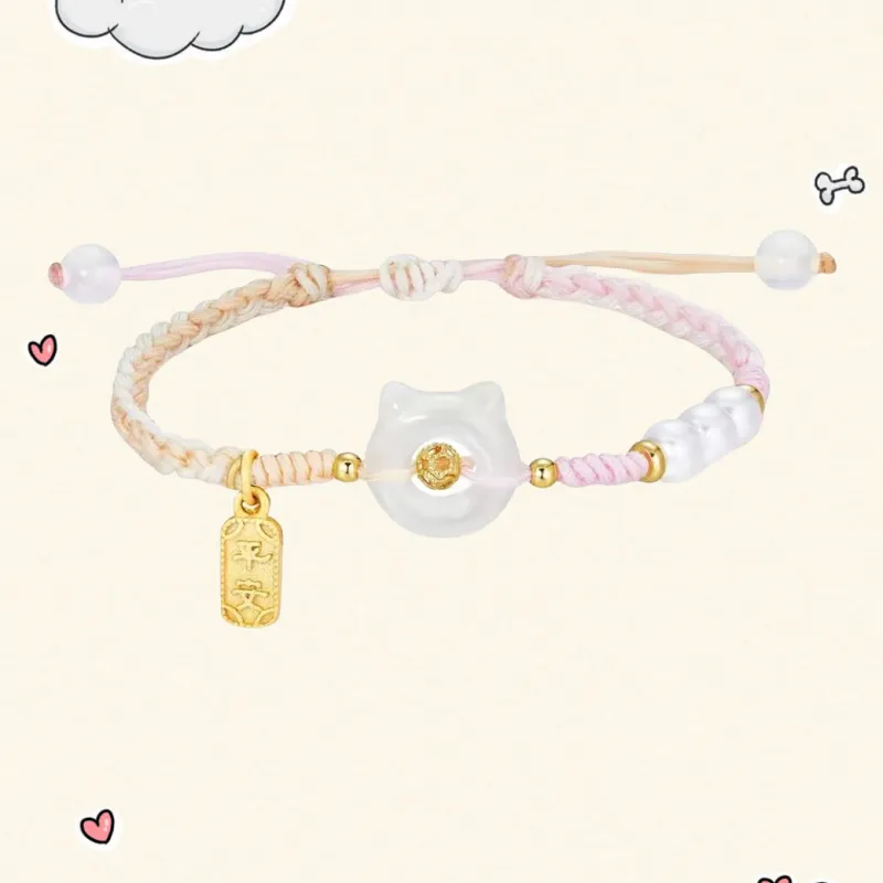 CANDY PLANET Colored Glaze Bracelets Unisex-1