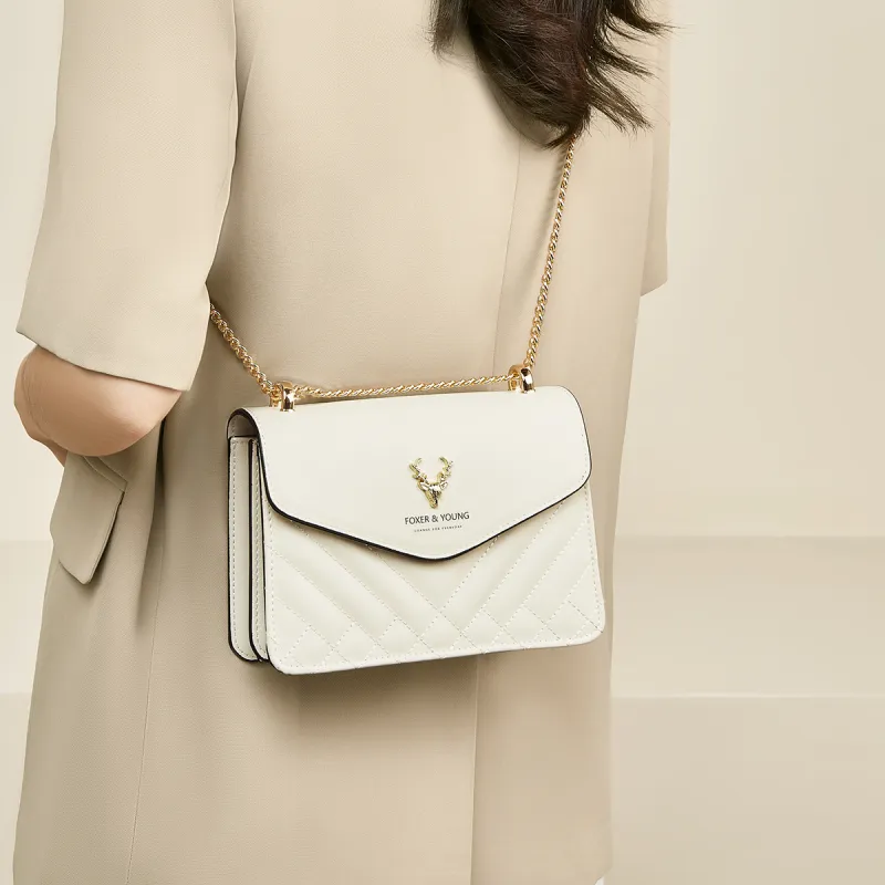 FOXER Shoulder Bags Apricot-5
