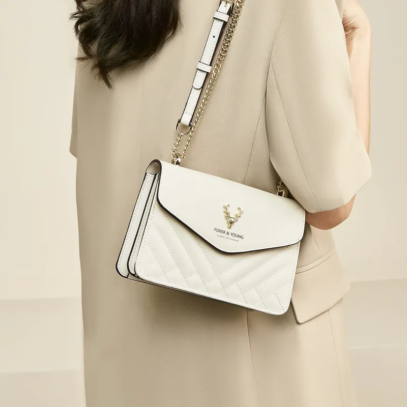 FOXER Shoulder Bags Apricot-2