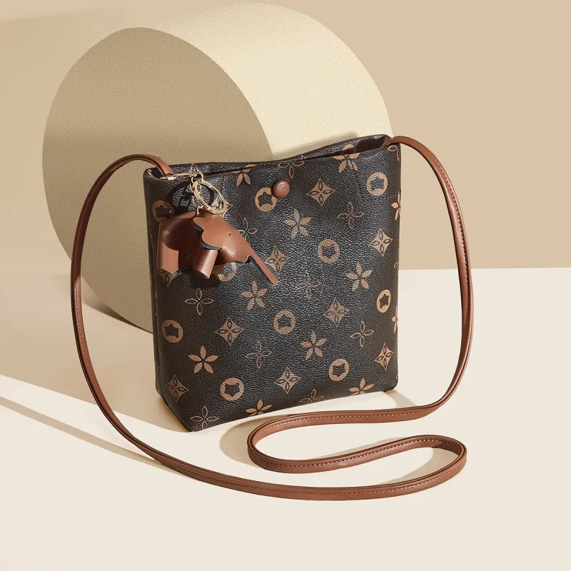 FOXER Synthetic Leather Magnetic Closure Bucket Bag Crossbody Bag, Shoulder Bag Regular Women's Multicolor-10