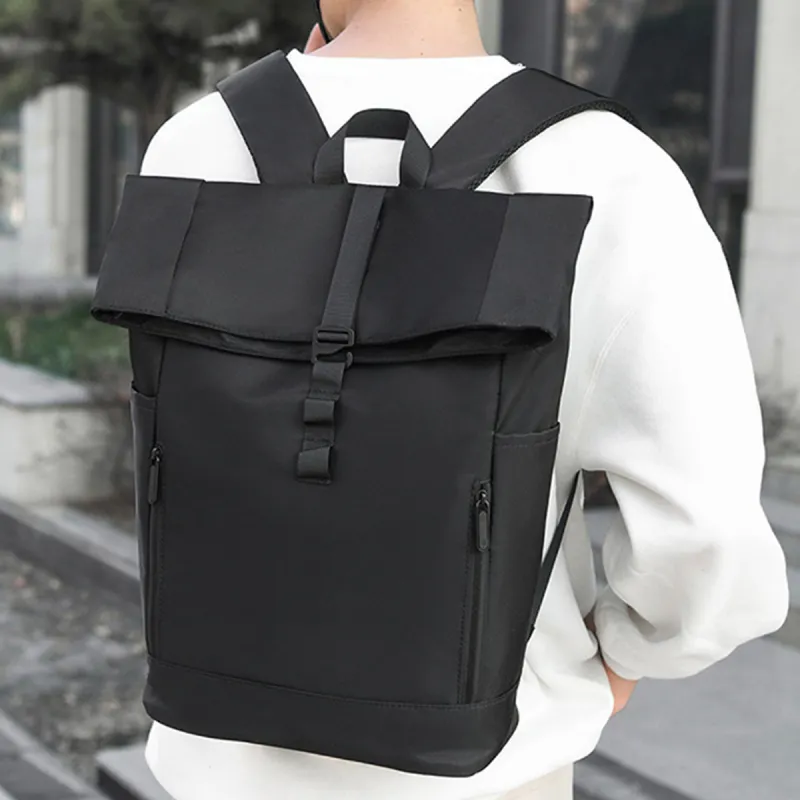 FOXER Fabric Backpack Regular Men's Black-2