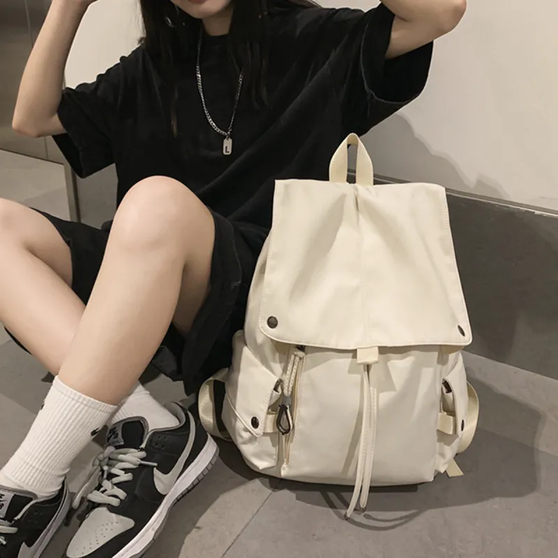 FOXER Fabric Casual Sports Practical Backpack Fashion Commute Backpack Large Size Unisex Multicolor-2
