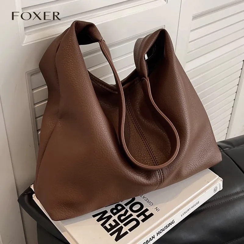 FOXER Synthetic Leather, Cow Split Leather Shoulder Bag Women's Multicolor-1