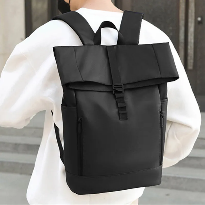 FOXER Fabric Backpack Regular Men's Black-1