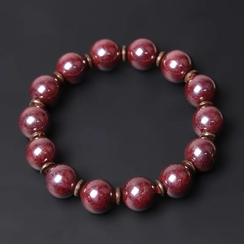 Bubble Scallops Cinnabar Bracelets Unisex-5