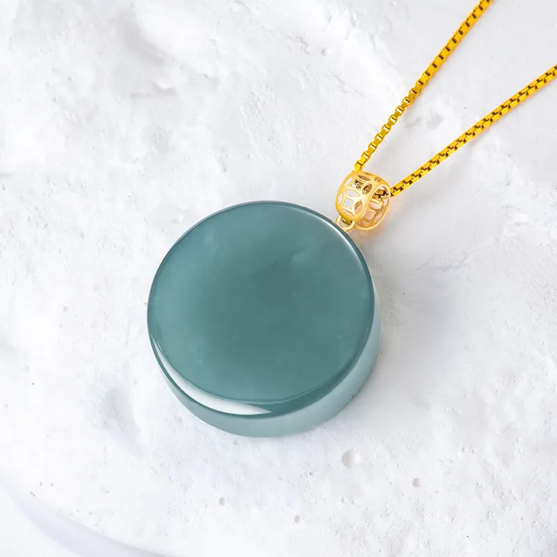 Bubble Scallops Ice Glutinous Jadeite Necklaces Unisex-2