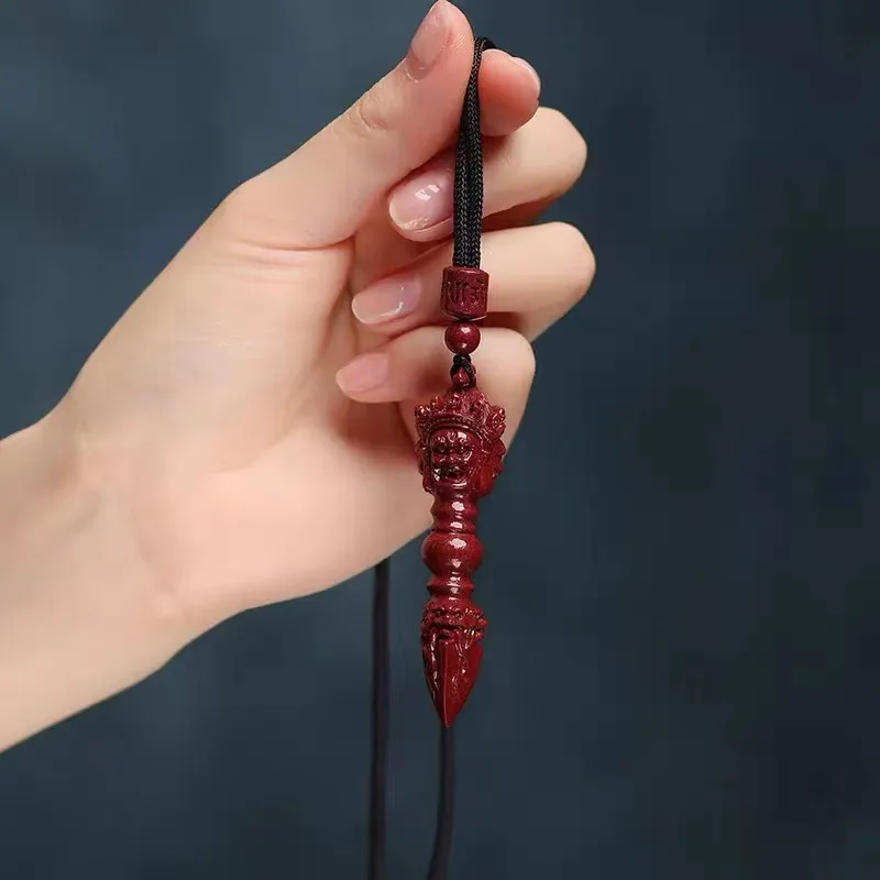 Bubble Scallops Reconstructed Cinnabar Necklaces Unisex-3