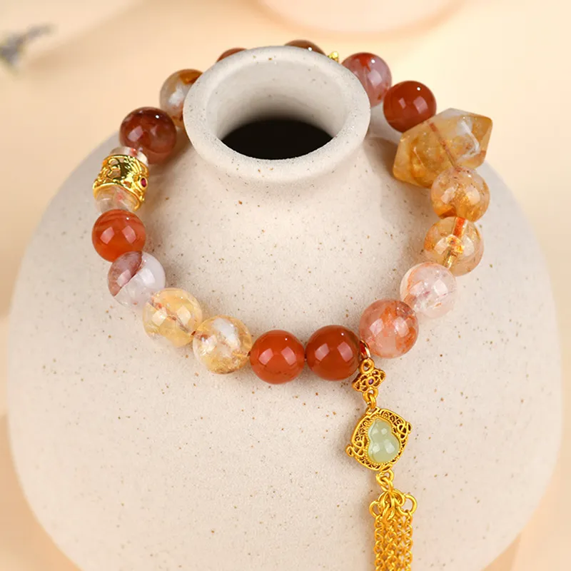 Bubble Scallops Crystal Bracelets Unisex-3