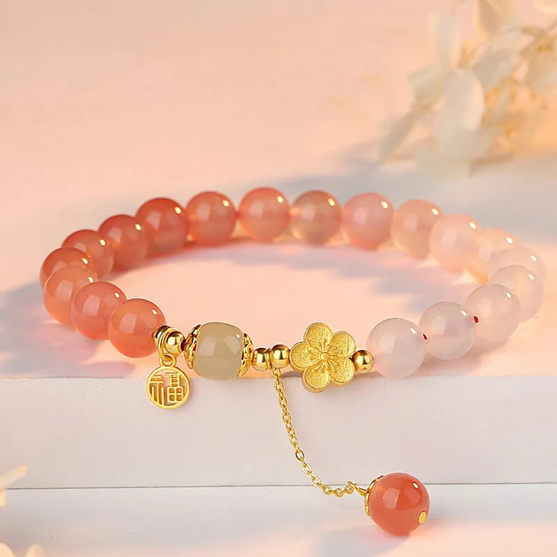 Bubble Scallops Agate Bracelets Women's-1