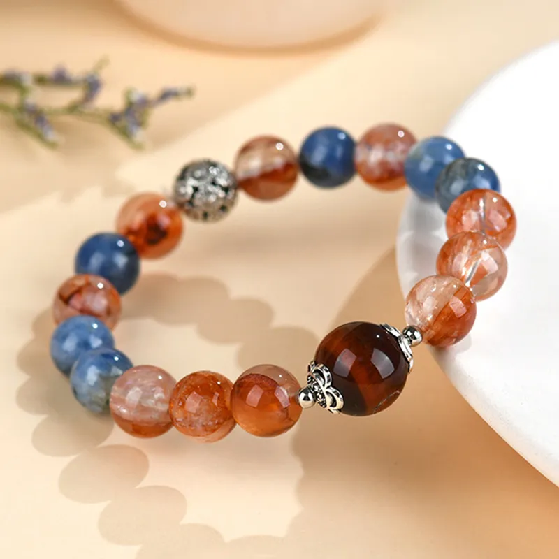 Bubble Scallops Crystal Jade Bracelets Unisex-6