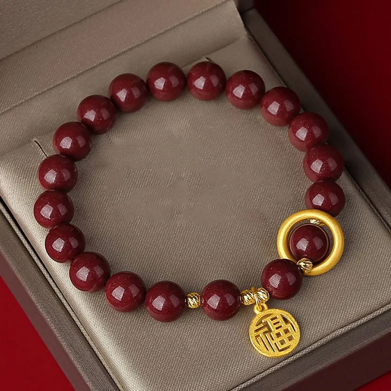 Bubble Scallops Cinnabar Bracelets Unisex-5