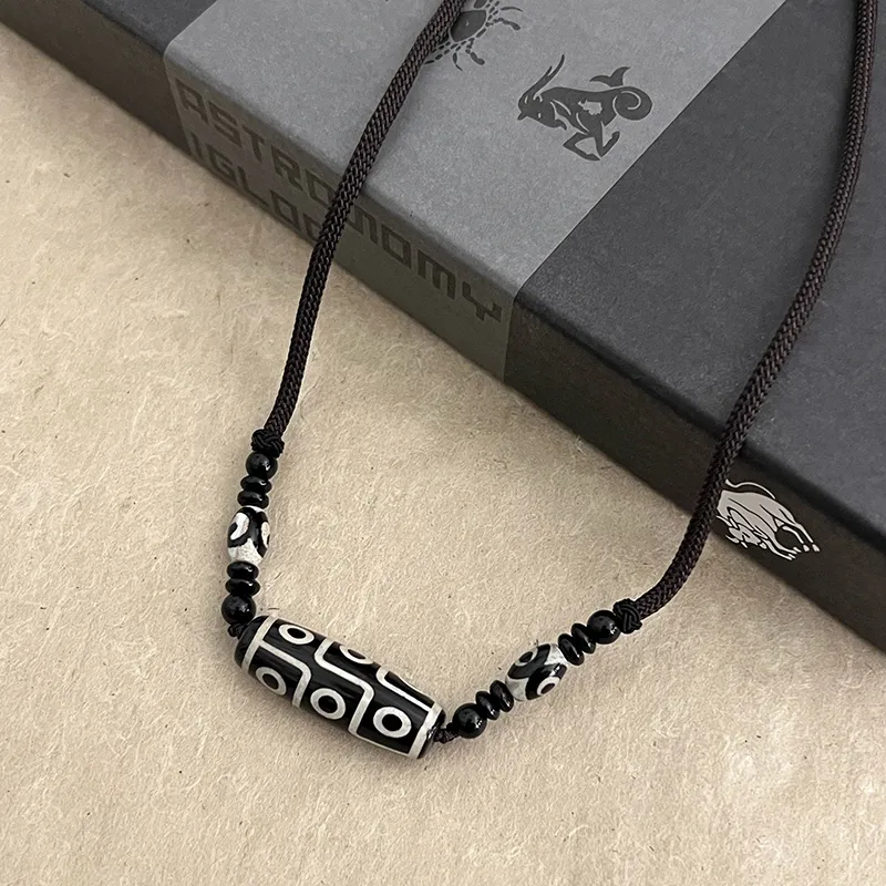 Bubble Scallops Agate Jade Necklaces Unisex-3