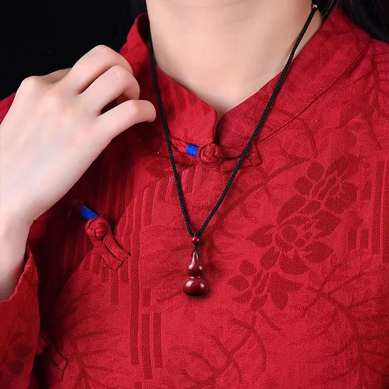 Bubble Scallops Reconstructed Cinnabar Necklaces Unisex-2