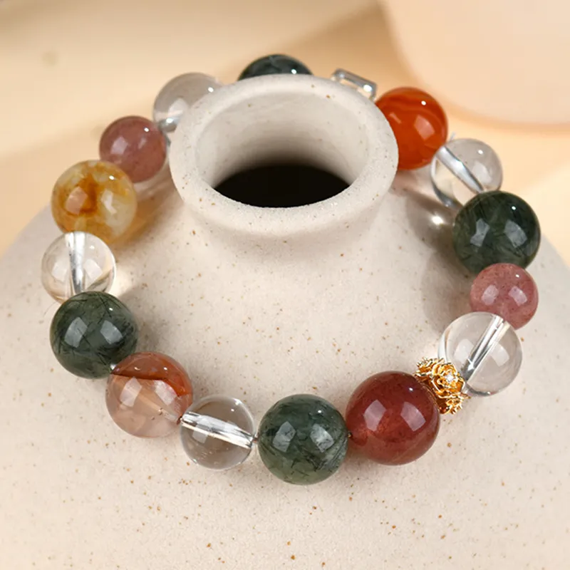 Bubble Scallops Crystal Bracelets Unisex-3
