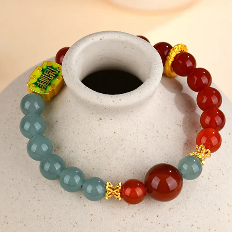 Bubble Scallops Agate Bracelets Unisex-2