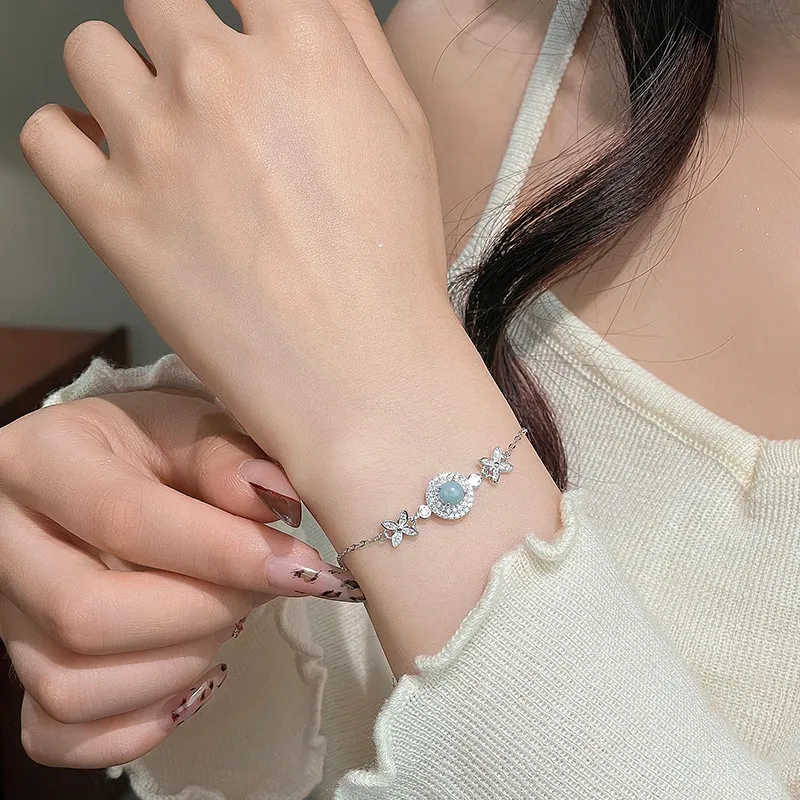Bubble Scallops Glutinous Jade Bracelets Women's-4