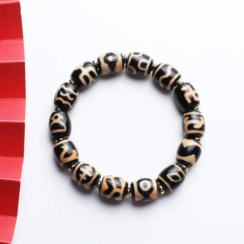 Bubble Scallops Agate Jade Bracelets Unisex-3